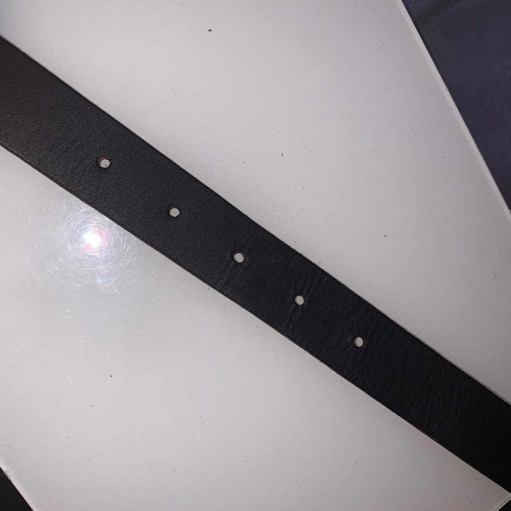 Vintage Gucci belt in black with silver buckle - Picture 4 of 6
